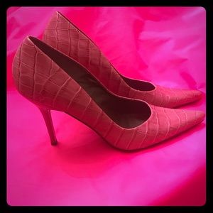 Faux crocs Steve Madden in Pink